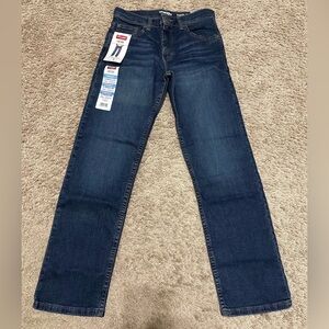 Wrangler Dark Blue Straight Jeans Size 14 B-55